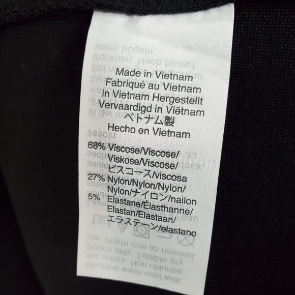 J Crew NWT Size 4 Dress Ponte Knit Shaped Fit Long Sleeve Round Neck Black - Picture 8 of 10